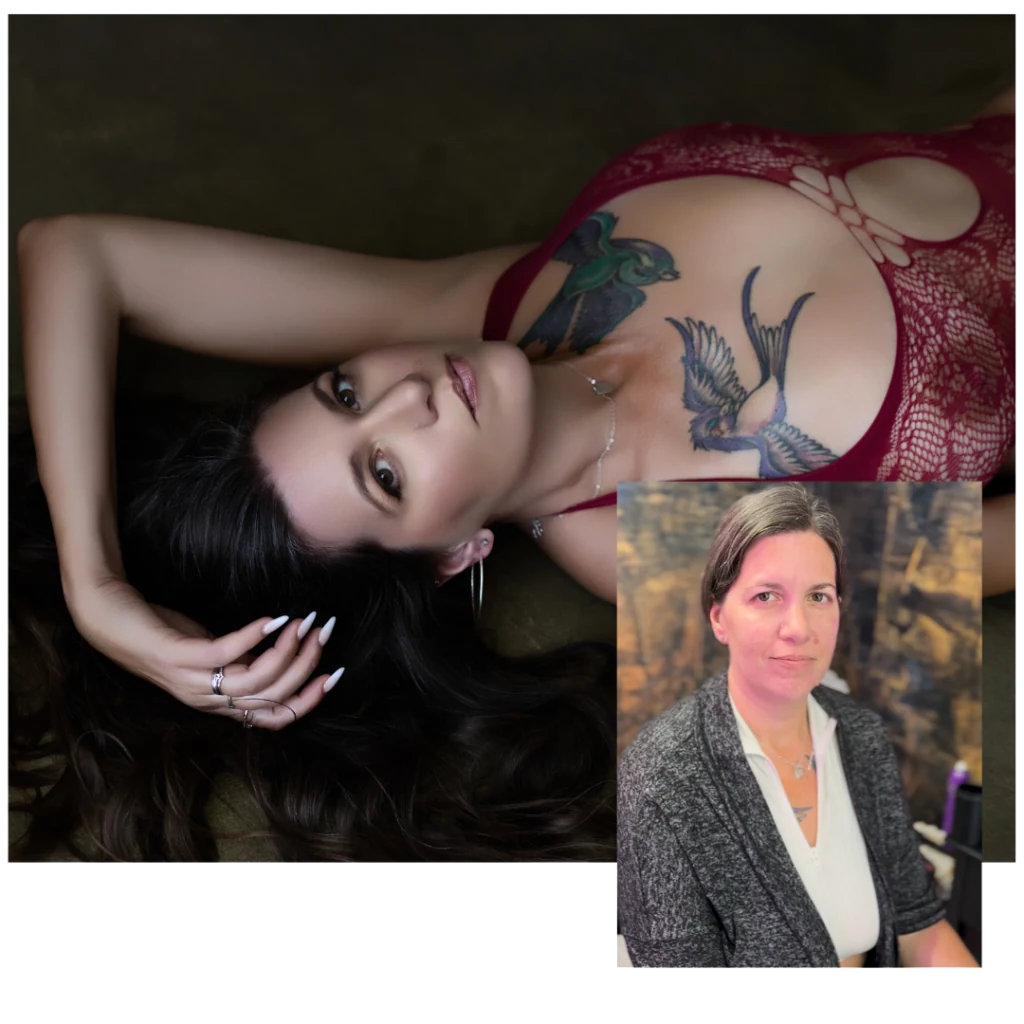 we're here to bring out your inner goddess with our boudoir shots