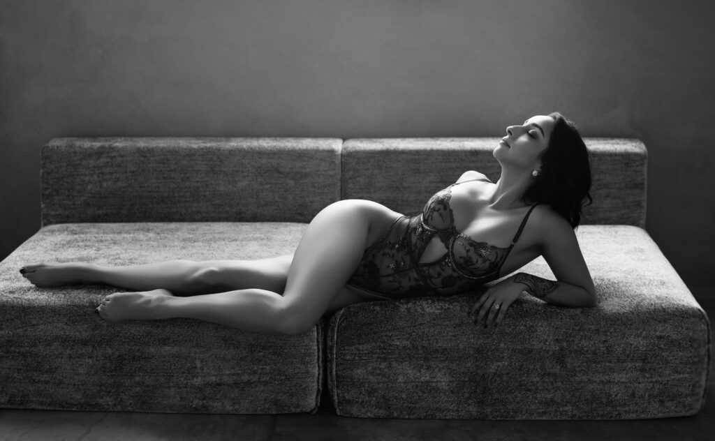 Why does negative space work so well in boudoir portraits